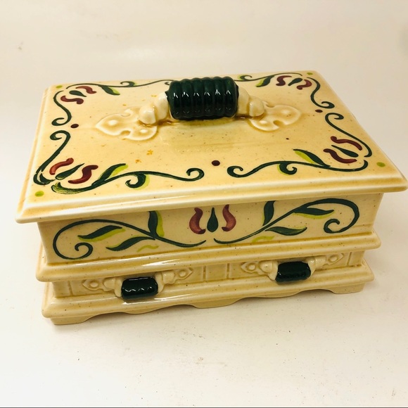 Metlox Poppytrail Homestead Provincial Box 1950s - Picture 5 of 14